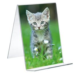 Portadepliant - verticale - 10 x 15 x 15 cm - acrilico - Lebez