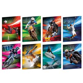 Maxiquaderno Sport Emotions - A4 - rigo di 1a - 21 fogli - 80 gr - Blasetti