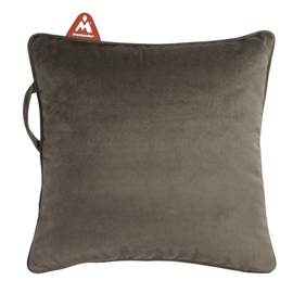 Cuscino Riscaldante - 45 x 45 cm - velluto - marrone - Montandor
