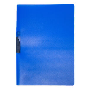 Cartellina con molla Clipper - A4 - PP - trasparente blu - Fellowes