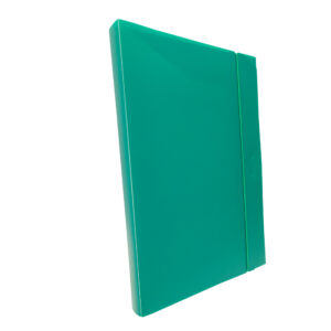 Cartella progetto con elastico - 24 x 35 cm - dorso 3 cm - verde - Fellowes