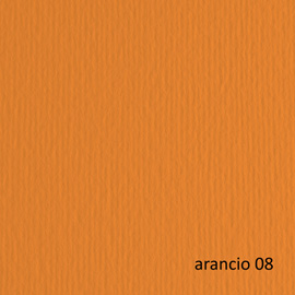 Cartoncino Elle Erre - 50 x 70 cm - 220 gr - arancio 108 - Fabriano - blister 20 fogli