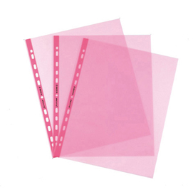 Buste forate Favorit Art - Superior - liscio - 22 x 30 cm - rosa - Favorit - conf. 25 pezzi