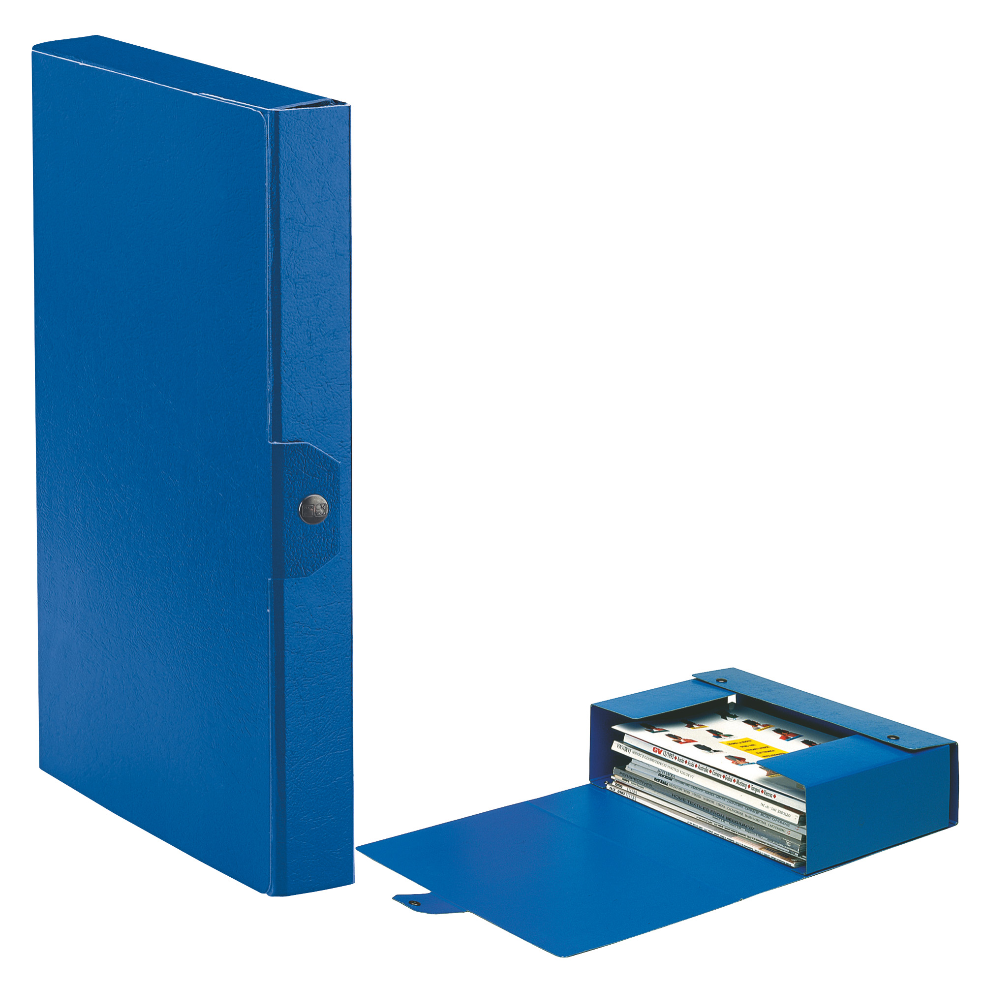 48341 Scatola progetto Eurobox - dorso 4 cm - 25 x 35 cm - blu - Esselte