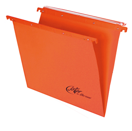 Cartella sospesa Joker - cassetto - interasse 39 cm - fondo V - 37 x 25 cm - arancio - Bertesi