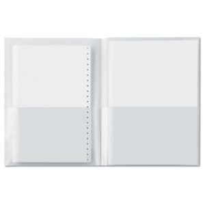 Cartellina con doppia tasca e soffietto Poli 300 - A4 - PP - trasparente buccia - Sei Rota - conf. 5 pezzi