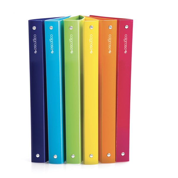 Raccoglitore 4R - A4 - diametro 15 mm - colori assortiti - Colorosa