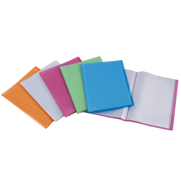 89374 Portalistini a fogli fissi Lumina - 20 buste - 22x30cm - colori assortiti - Favorit