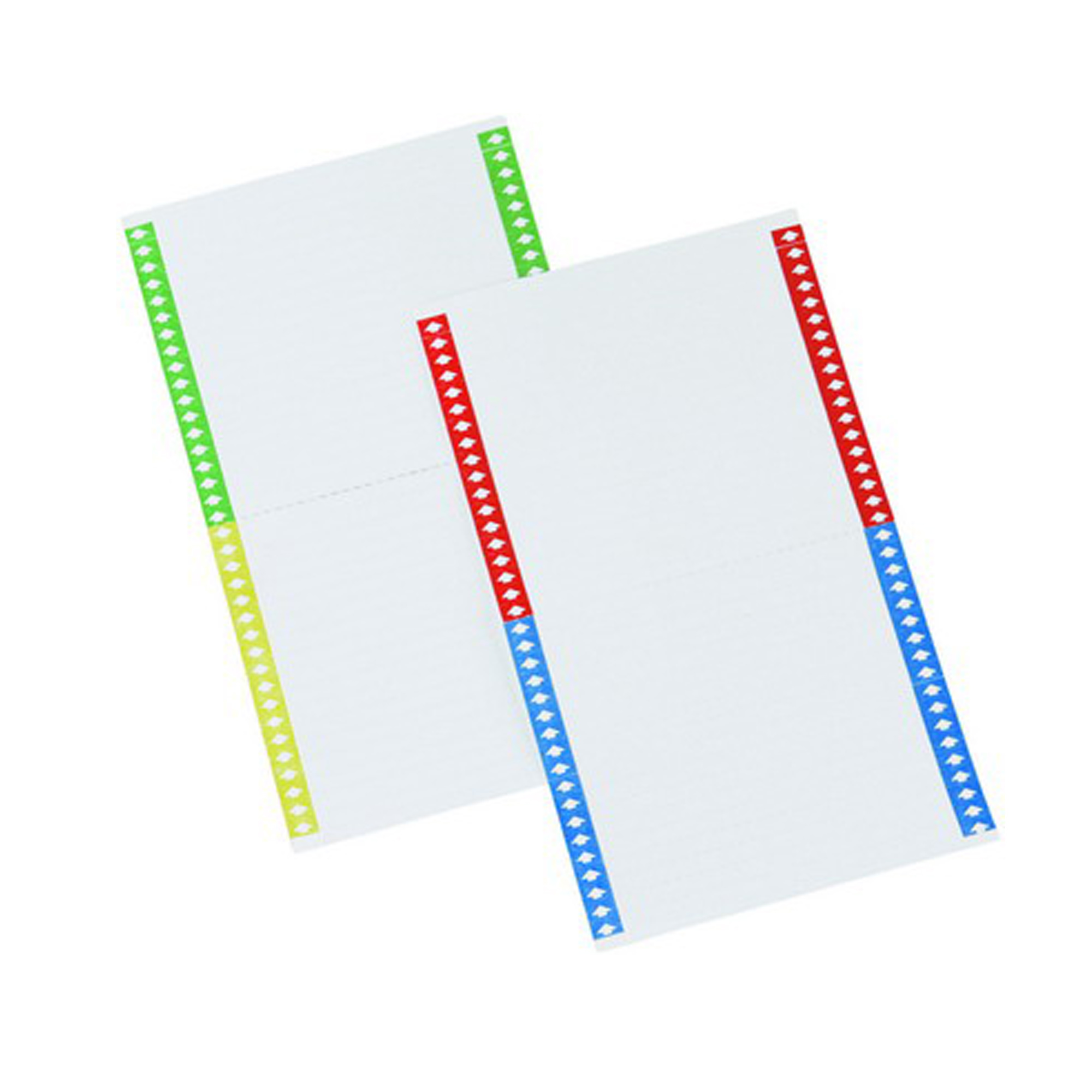 89337 Cartellini per cartelle sospese - 140 mm - Bertesi - pack 10 fogli da 34 cartoncini