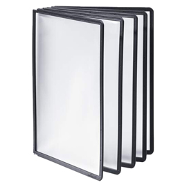 Pannelli di ricambio Sherpa per leggii Vario - nero - Durable - conf. 5 pezzi