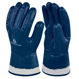 Guanti da lavoro pesante NI175 - nitrile - taglia 10 - blu - Deltaplus