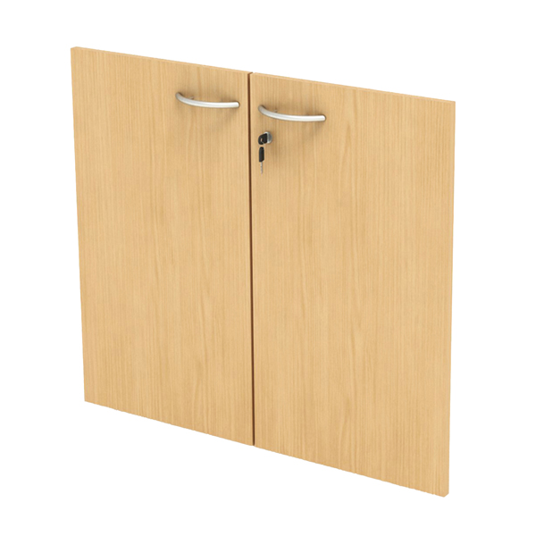 74405 Coppia ante Easy - per mobile basso - 80 x 67 cm - spessore 18 mm - melaminico - faggio