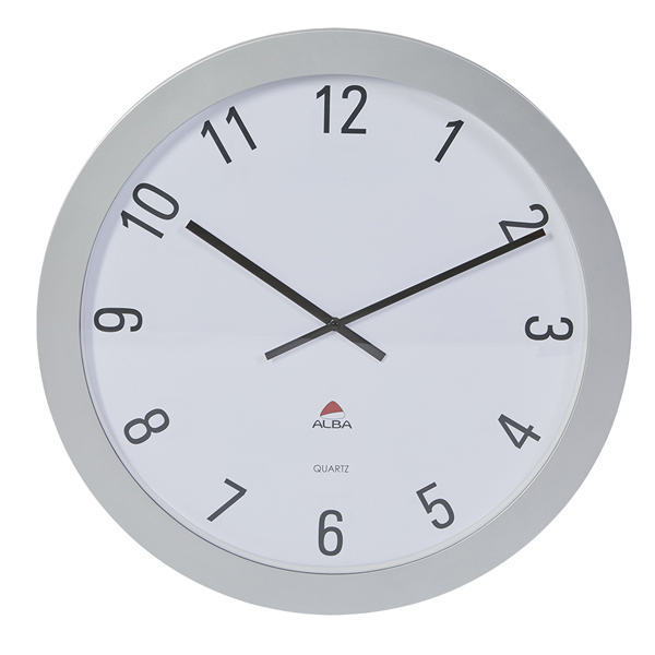 74480 Orologio da parete Giant - diametro 60 cm - grigio - Alba