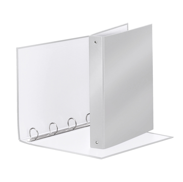 74750 Raccoglitore Meeting - 22 x 30 cm - 4 anelli tondi 30 mm - dorso 4 cm - PP - grigio metallizzato - Esselte