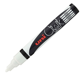 Marcatore a gesso liquido Uni Chalk Marker - punta tonda da 1