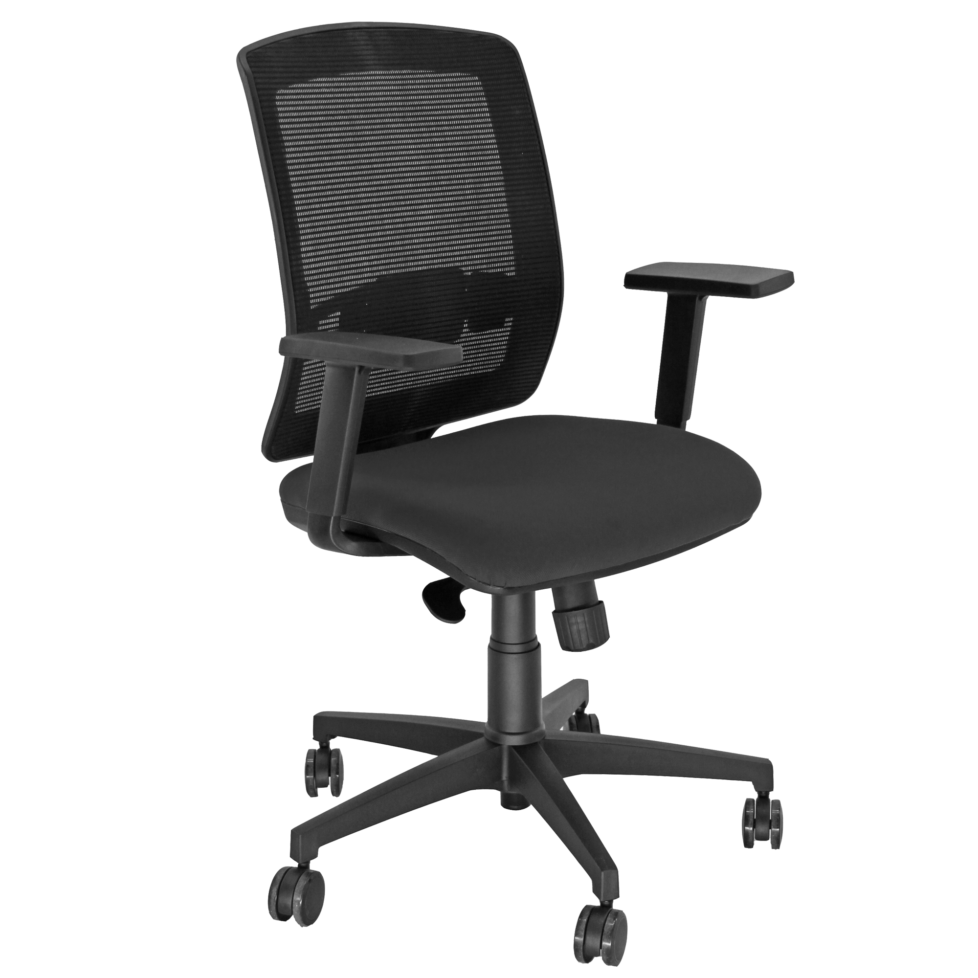 82805 Poltrona semidirezionale Molly MLA - con braccioli regolabili - nero - Unisit