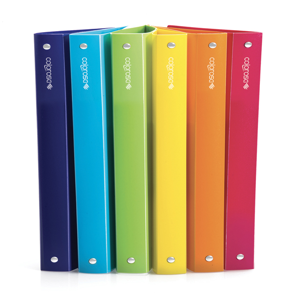 89359 Raccoglitore 4R - A4 - diametro 30 mm - colori assortiti - Colorosa