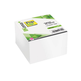 Foglietti Cubo - collato su un lato - bianco - 9