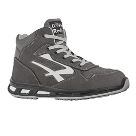 Calzatura di sicurezza Infinity S3 - pelle nabuk naturale - taglia 41 - grigio - U-Power