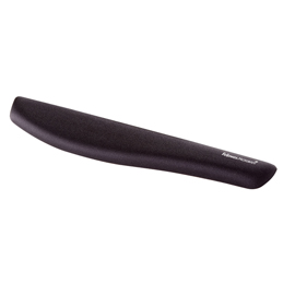 Poggiapolsi da tastiera in FoamFusion Microban PlusTouch - nero - Fellowes
