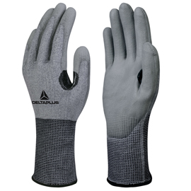 Guanti antitaglio Venicut F03 - maglia Xtrem Cut - palmo in poliuretano - taglia 10 - grigio - Deltaplus