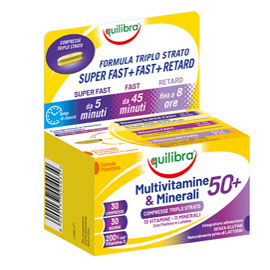 Integratore Multivitamine & Minerali 50 + - 30 compresse triplostrao (1