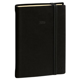 Agenda settimanale Affari Prestige ML 2026 - 10 x 15 cm - silk nero - Quo Vadis