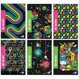 Maxiquaderno Be more Fluo - A4 - 36+2 fogli - 100gr - 10mm - BM