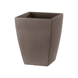 Vaso Quadro Veneto - 56 L - PE - cappuccino - TeraPlast