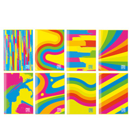 Maxiquaderno One Color Fantafluo - spiralato - A4 - 5 mm - 60 fogli - 80 gr - Blasetti