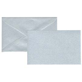 Biglietto natale neutro - con busta - 9 x 14 cm - argento - Rex Sadoch