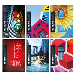 Maxiquaderno Be More Urban - A4 - 36+2 fogli - 100 gr - 4 mm - BM