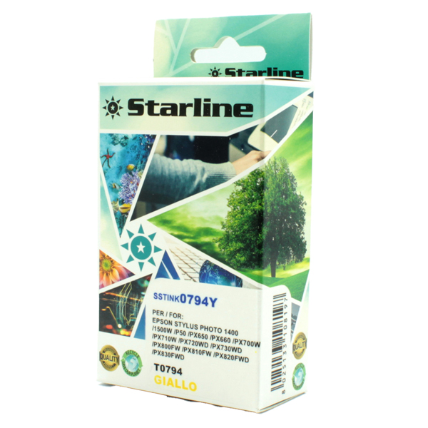 SSTINK0794Y Starline - Cartuccia ink - per Epson - Giallo - C13T07944010 -T0794 - 13
