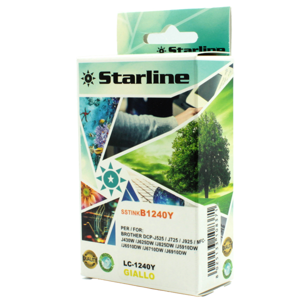 SSTINKB1240Y Starline - Cartuccia ink - per Brother - Giallo - LC1240Y - 12ml