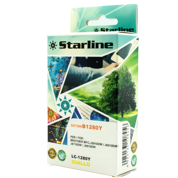 SSTINKB1280Y Starline - Cartuccia ink - per Brother - Giallo - LC1280XLY - 16