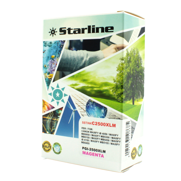 SSTINKC2500XLM Starline - Cartuccia ink - per Canon - Magenta - PGI-2500XLM - 21 ml