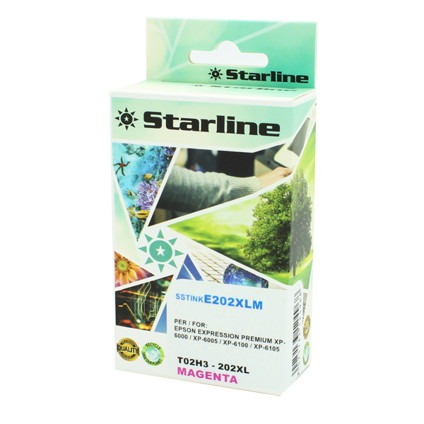 SSTINKE202XLM Starline - Cartuccia Ink compatibile per Epson 202XL - Magenta - 13ml