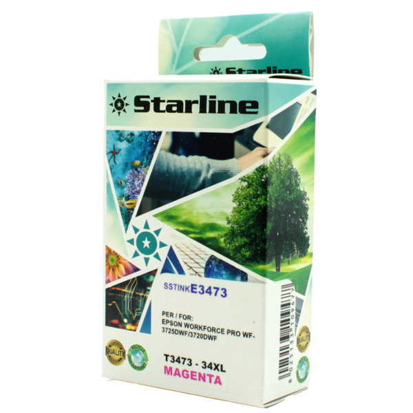 SSTINKE3473 Starline - Cartuccia ink - per Epson - Magenta - CT34734010 - 34XL-10