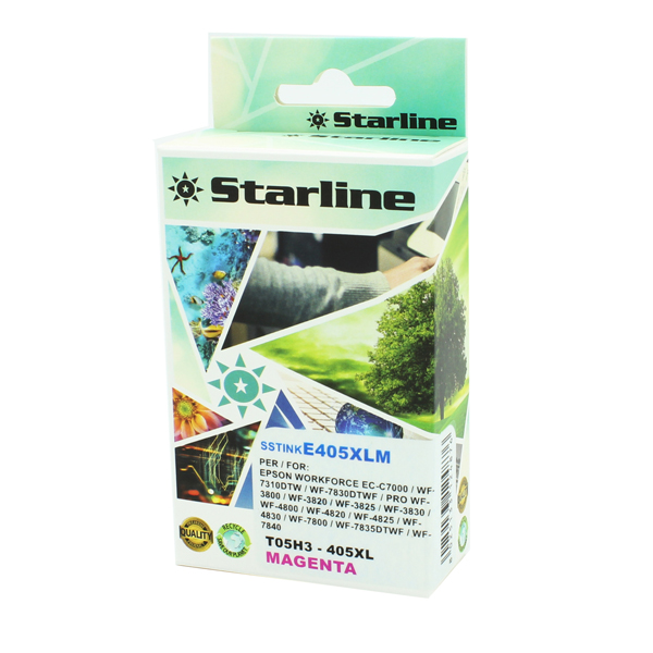 SSTINKE405XLM Starline - Cartuccia Ink compatibile per Epson 405XL - Magenta - 18ml