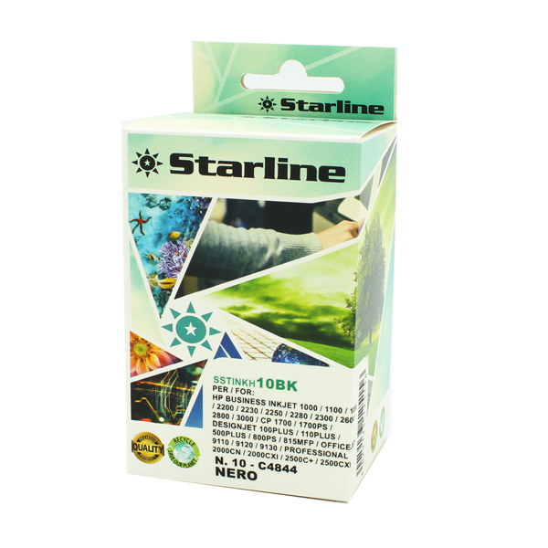 SSTINKH10BK Starline - Cartuccia Ink Compatibile - per HP 10 - Nero - 69ml