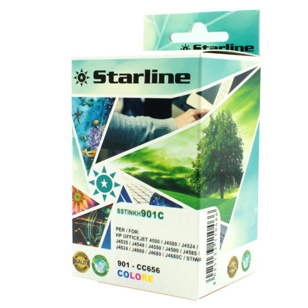 SSTINKH901C Starline - Cartuccia ink Compatibile - per HP 901 - Colore -CC656AE