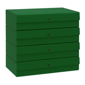 Scatola progetto - dorso 4 cm - verde - Starline