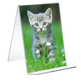 Portadepliant - verticale - 10 x 15 x 15 cm - acrilico - Lebez