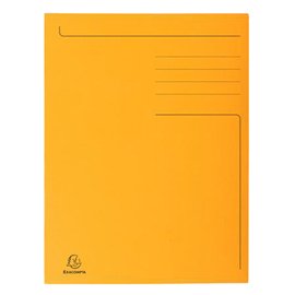 Cartellina 3 lembi con stampa Forever - 280 gr - A4 maxi - arancione - Exacompta