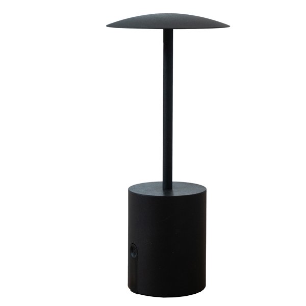 Lampada da tavolo Rocket - a led - alluminio - nero - King Collection