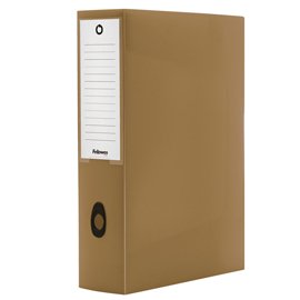 Scatola progetto Plus HOLOS - 25 x 35 cm - dorso 8 cm - marrone - Fellowes