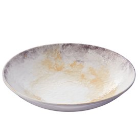 Piatto fondo Linea Galassia - diametro 24 x 5 cm - melamina - Leone