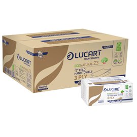 Asciugamani piegati a Z EcoNatural Plastic Free - 17 gr - 23