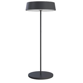103952 Lampada da tavolo 901 - c/aggancio magnetico - 10 x 30 cm - alluminio - nero - Palmina