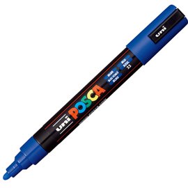 30364 Marcatore a base d'acqua Uni Posca PC5M - punta tonda media da 1